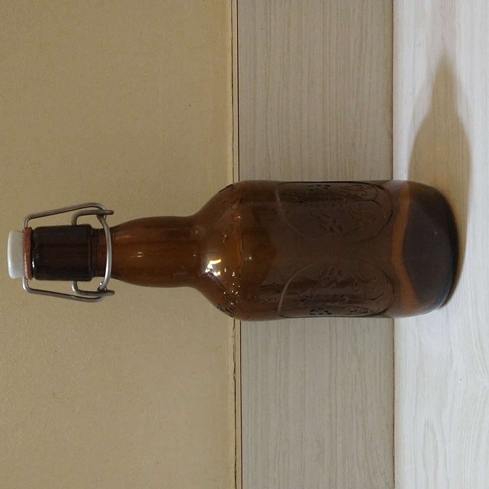 Vintage Empty Porcelain Cork Swing Top Grolsch Lager Beer Bottle